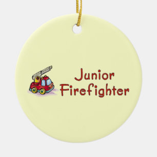 Ondergeschikte Brandbestrijder Keramisch Ornament