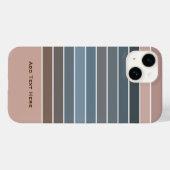 Ondergestreepte, harde kleurenstripes Case-Mate iPhone case (Achterkant (horizontaal))