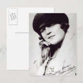 Ondergetekende foto van Marie Lloyd Briefkaart (Voorkant / Achterkant)