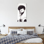 Ondergetekende foto van Marie Lloyd Canvas Afdruk (Insitu (Slaapkamer))