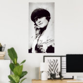 Ondergetekende foto van Marie Lloyd Poster (Thuiskantoor)