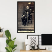 Ondergetekende Kaart van General Winfield Scott 18 Poster (Thuiskantoor)