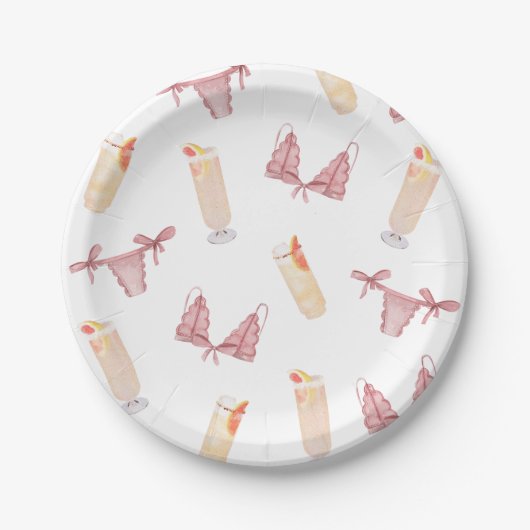 Ondergoed & Palomas Bruidsdouche Bachelorette Papieren Bordje (Voorkant)