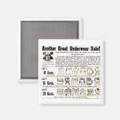 Ondergoed Sale Magnet (Voorkant / Achterkant)