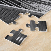 Ondergoed uit naar droog Humor zwart-wit foto Legpuzzel (Zijkant)