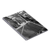 Ondergoed uit naar droog Humor zwart-wit foto Notitieboek (Rechterzijde)