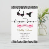 Ondergoed wordt uitgenodigd kaart (Staand voorkant)