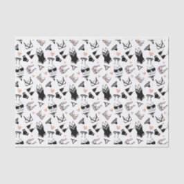 Ondergoedpatroon voor vrijgezellenfeest tissuepapi tissuepapier