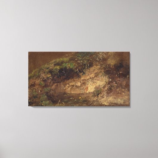 Ondergroei, c.1821 (olie op papier aan boord) canvas afdruk (Voorkant)