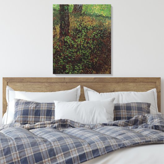 Ondergroei door Vincent van Gogh Canvas Afdruk (Insitu (Slaapkamer))