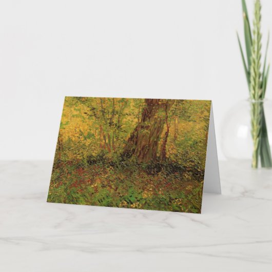 Ondergroei door Vincent van Gogh Kaart (Voorkant)