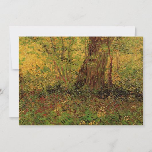 Ondergroei door Vincent van Gogh Kaart (Voorkant)