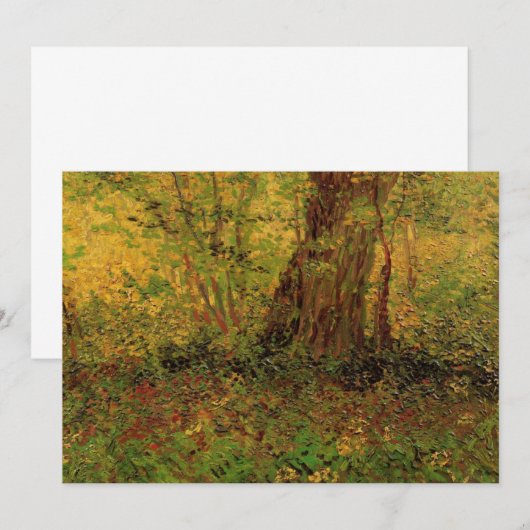 Ondergroei door Vincent van Gogh Kaart (Voorkant / Achterkant)