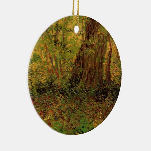 Ondergroei door Vincent van Gogh Keramisch Ornament (Rechts)