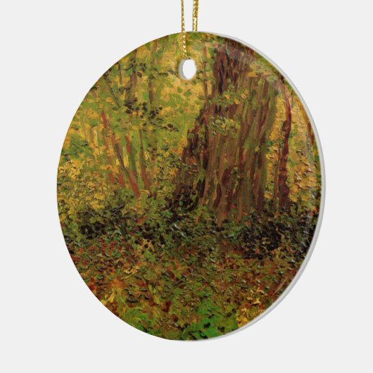 Ondergroei door Vincent van Gogh Keramisch Ornament (Links)