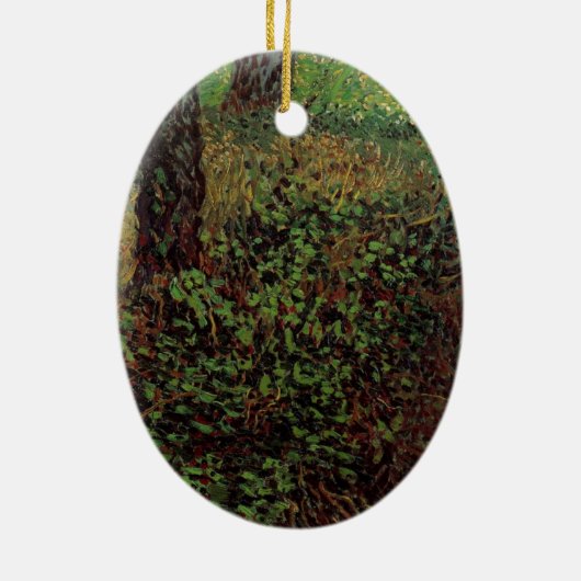 Ondergroei door Vincent van Gogh Keramisch Ornament (Achterkant)