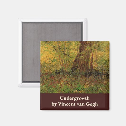 Ondergroei door Vincent van Gogh Magneet (Voorkant / Achterkant)
