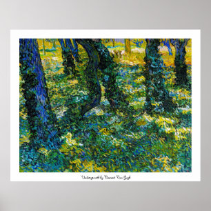 Ondergroei door Vincent Van Gogh Poster