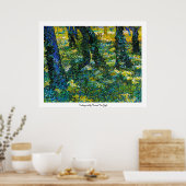 Ondergroei door Vincent Van Gogh Poster (Keuken)