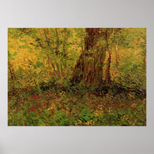 Ondergroei door Vincent van Gogh Poster (Voorkant)