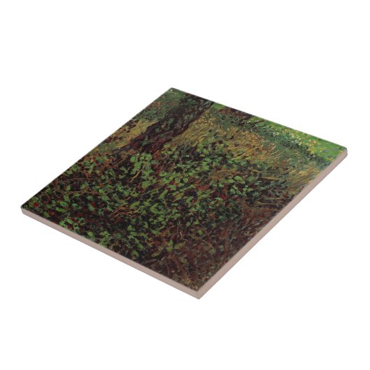 Ondergroei door Vincent van Gogh Tegeltje (Zijkant)