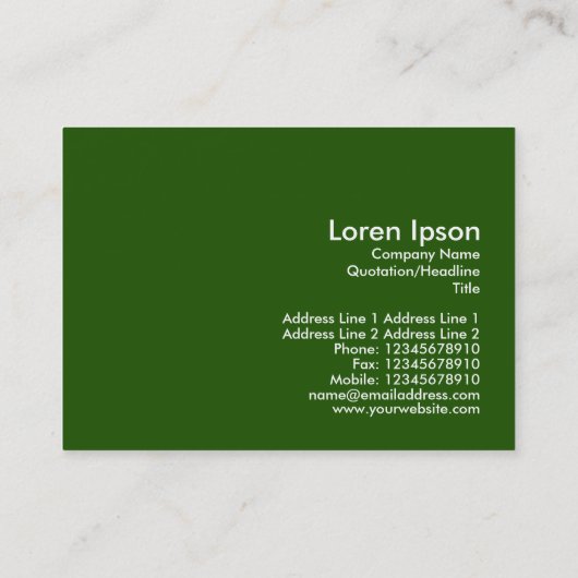 Ondergroei, Mini Foto Visitekaartje (Achterkant)