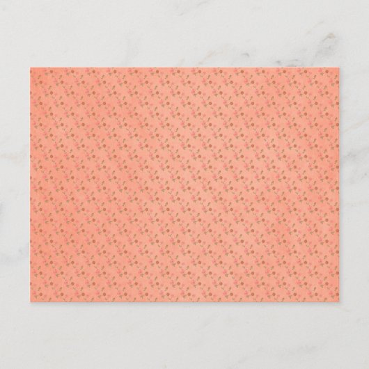 ondergrond pekelbloempatroon briefkaart (Voorkant)