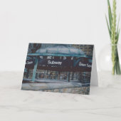 ondergronds blues Wenskaart Kaart (Voorkant)