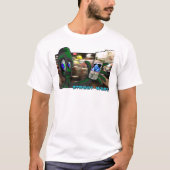 ondergronds Hip-Hop Graffiti-personage T-shirt (Voorkant)