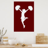 ondergrondse Cheerleader Poster (Keuken)