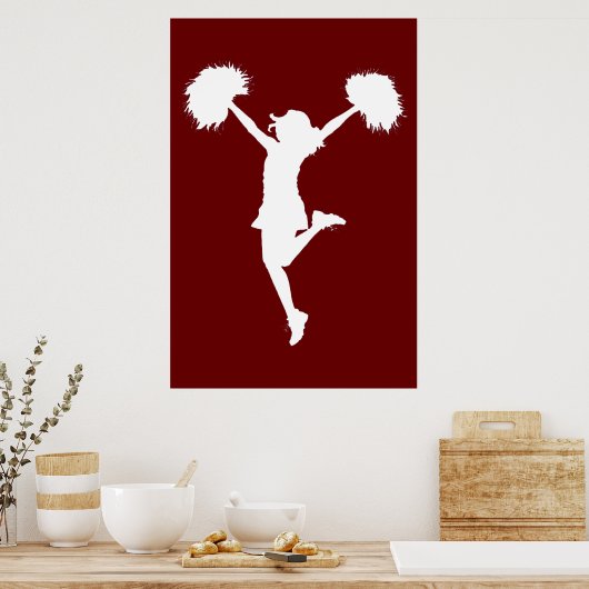  ondergrondse Cheerleader Poster (Keuken)