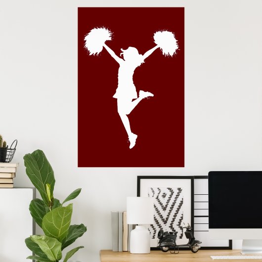  ondergrondse Cheerleader Poster (Thuiskantoor)
