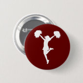  ondergrondse Cheerleader Ronde Button 5,7 Cm (Voorkant /achterkant)