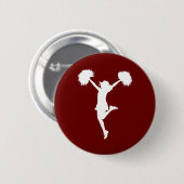  ondergrondse Cheerleader Ronde Button 5,7 Cm (Voorkant /achterkant)