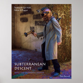 Ondergrondse daling poster