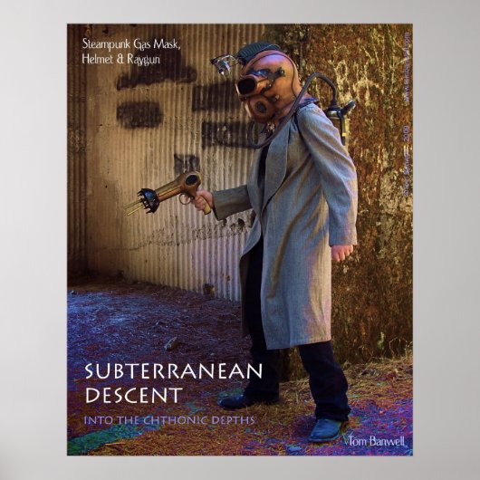 Ondergrondse daling poster (Voorkant)