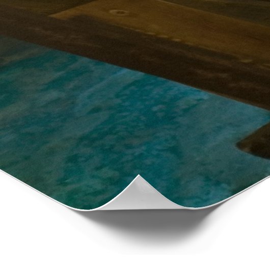 Ondergrondse lente afdrukken poster (Hoek)