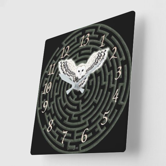 Ondergrondse Maze 13 uur Vierkante Klok (Hoek)