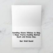 "Ondergrondse Rivaliteit" Beterschapkaart Kaart (Binnen)