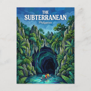 Ondergrondse rivier Filipijnen Briefkaart