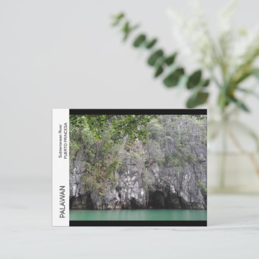 Ondergrondse rivier, Palawan Briefkaart (Staand voorkant)