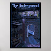 Ondergrondse rondleiding - Pioneer Square, Seattle Poster (Voorkant)