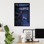 Ondergrondse rondleiding - Pioneer Square, Seattle Poster (Thuiskantoor)