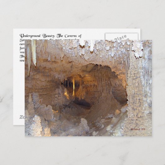 Ondergrondse schoonheid briefkaart (Voorkant / Achterkant)