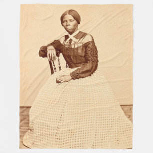 Ondergrondse spoorweg abolitionist Harriet Tubman Fleece Deken