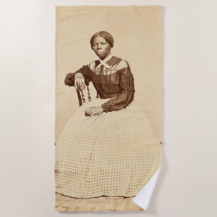 Ondergrondse spoorweg abolitionist Harriet Tubman Strandlaken