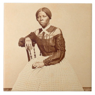 Ondergrondse spoorweg abolitionist Harriet Tubman Tegeltje