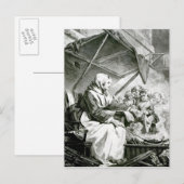 onderhandeling over kastanjes briefkaart (Voorkant / Achterkant)