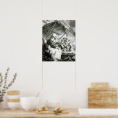 onderhandeling over kastanjes poster (Keuken)