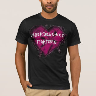 Onderhonden zijn strijders t-shirt